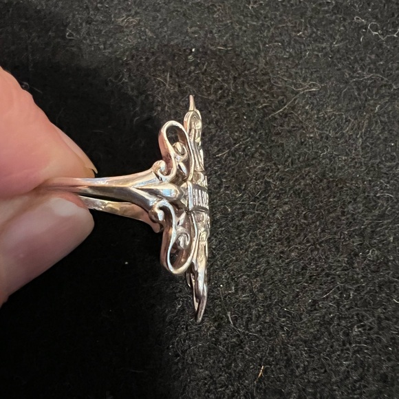 Harley-Davidson® Women's 925 MOD Silver Antique Filigree Ring in MOD Box 💍 - Picture 7 of 16